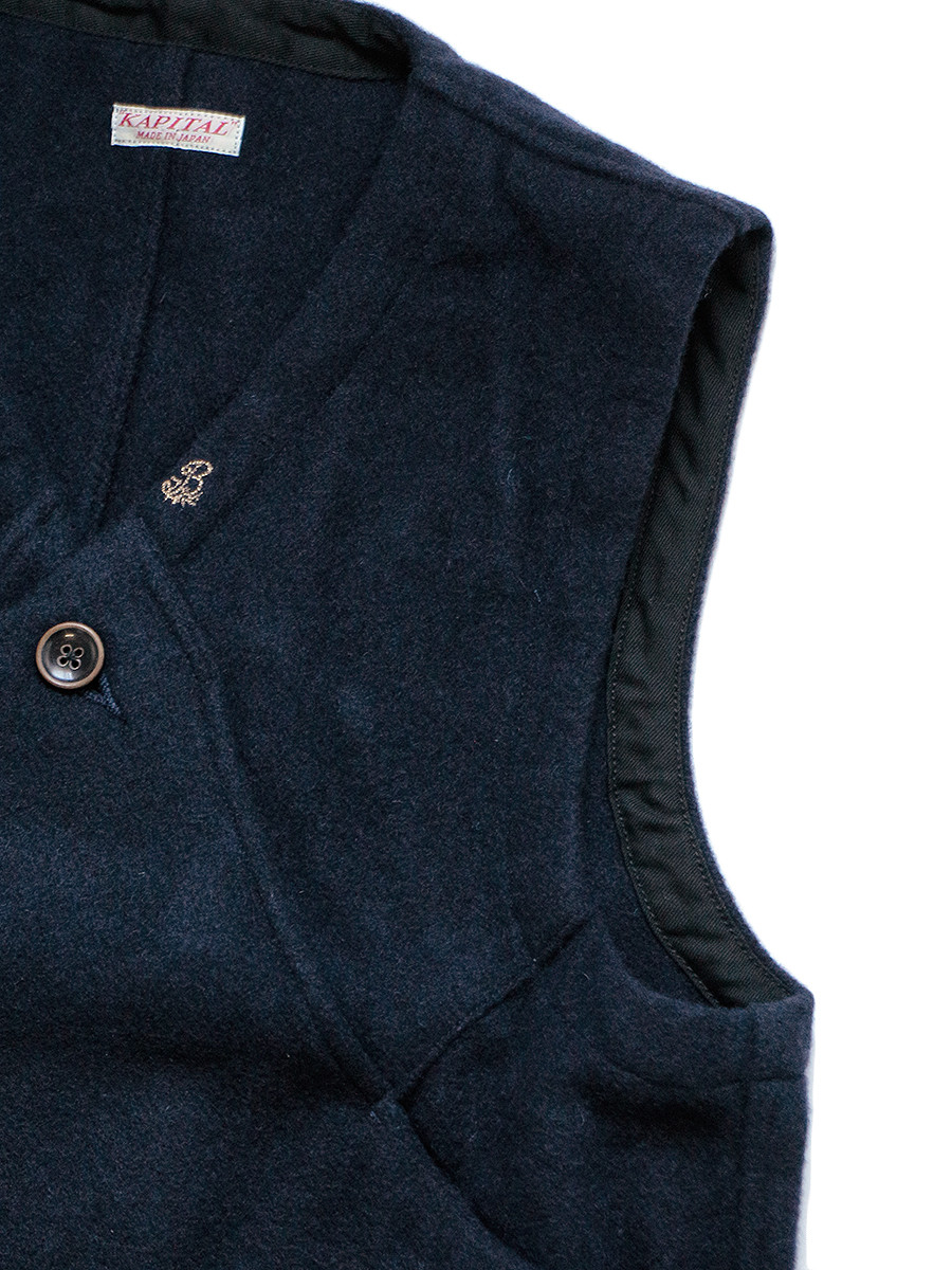 KAPITAL Vest Melton Bread Vest