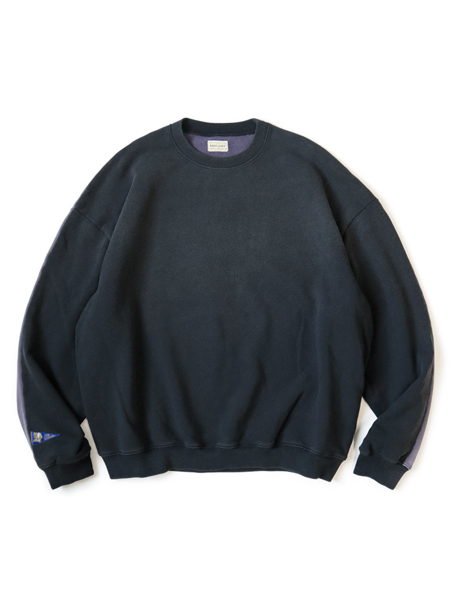 KAPITAL Sweat Shirt Fleece 2TONE BIG Sweatshirt (BONE pt)