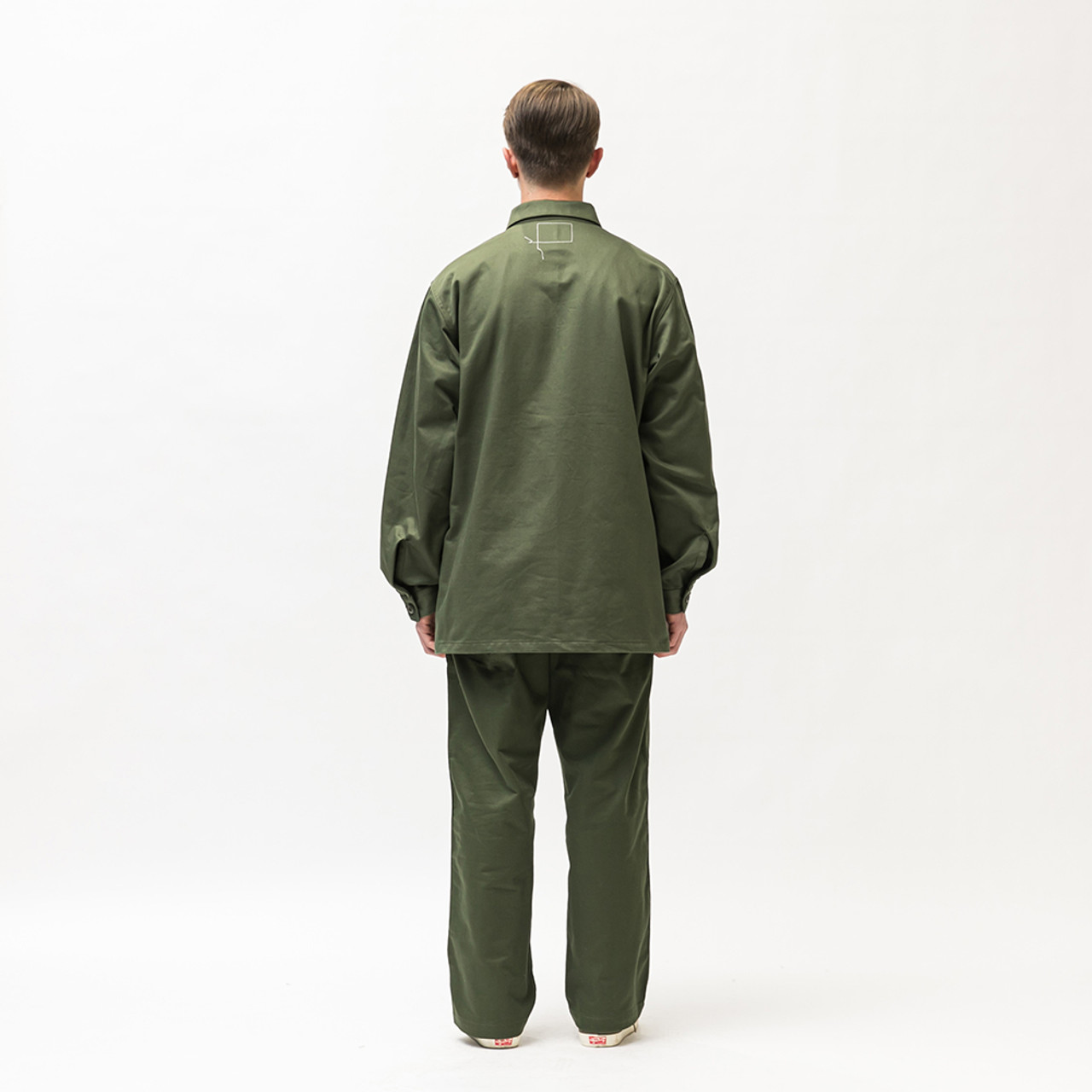 WTAPS COTTON SATIN LS WMILL LS 02 M オリーブ - ミリタリージャケット