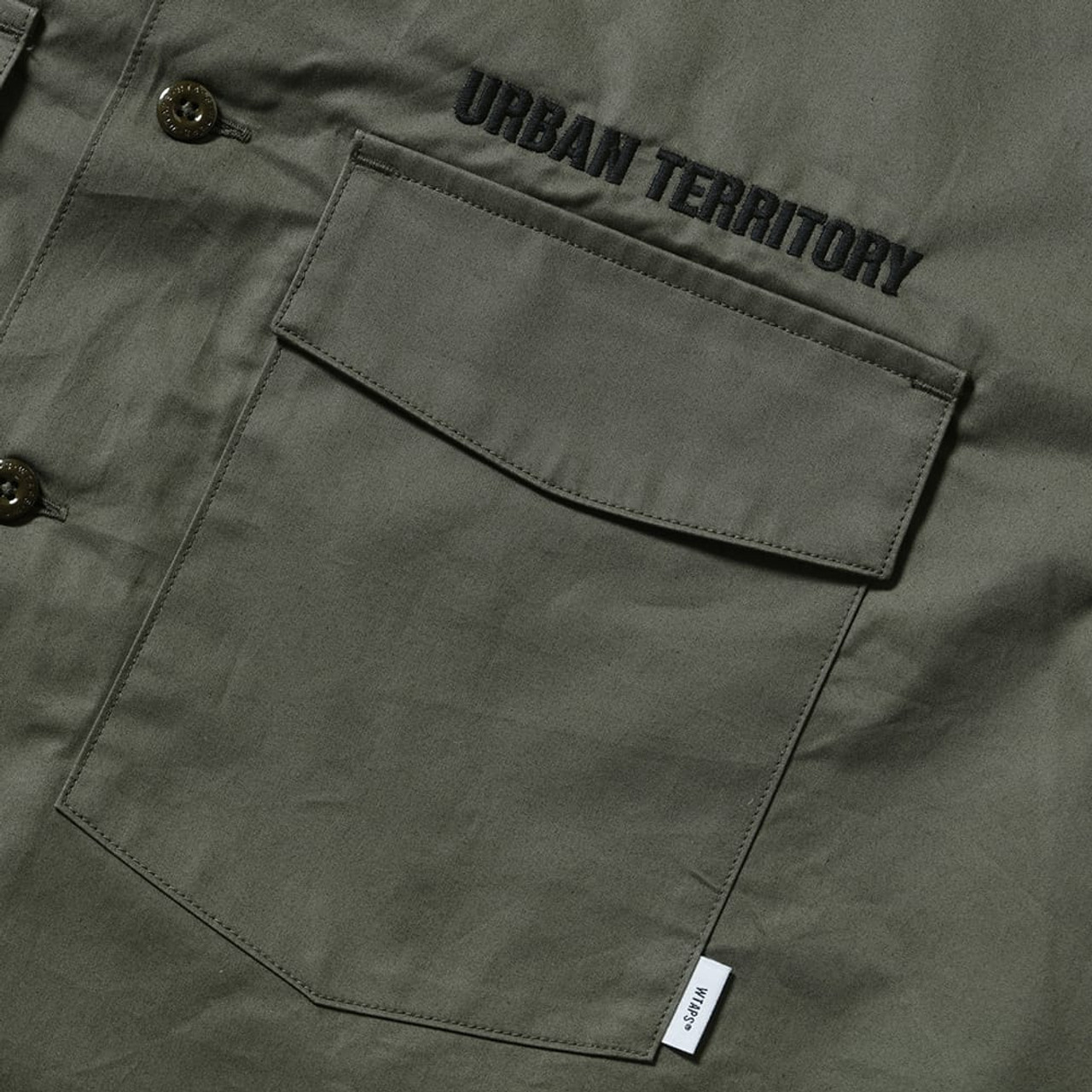 ブランド W)taps wtaps buds ss cotton.twill olive drab の通販 by ricky's shop