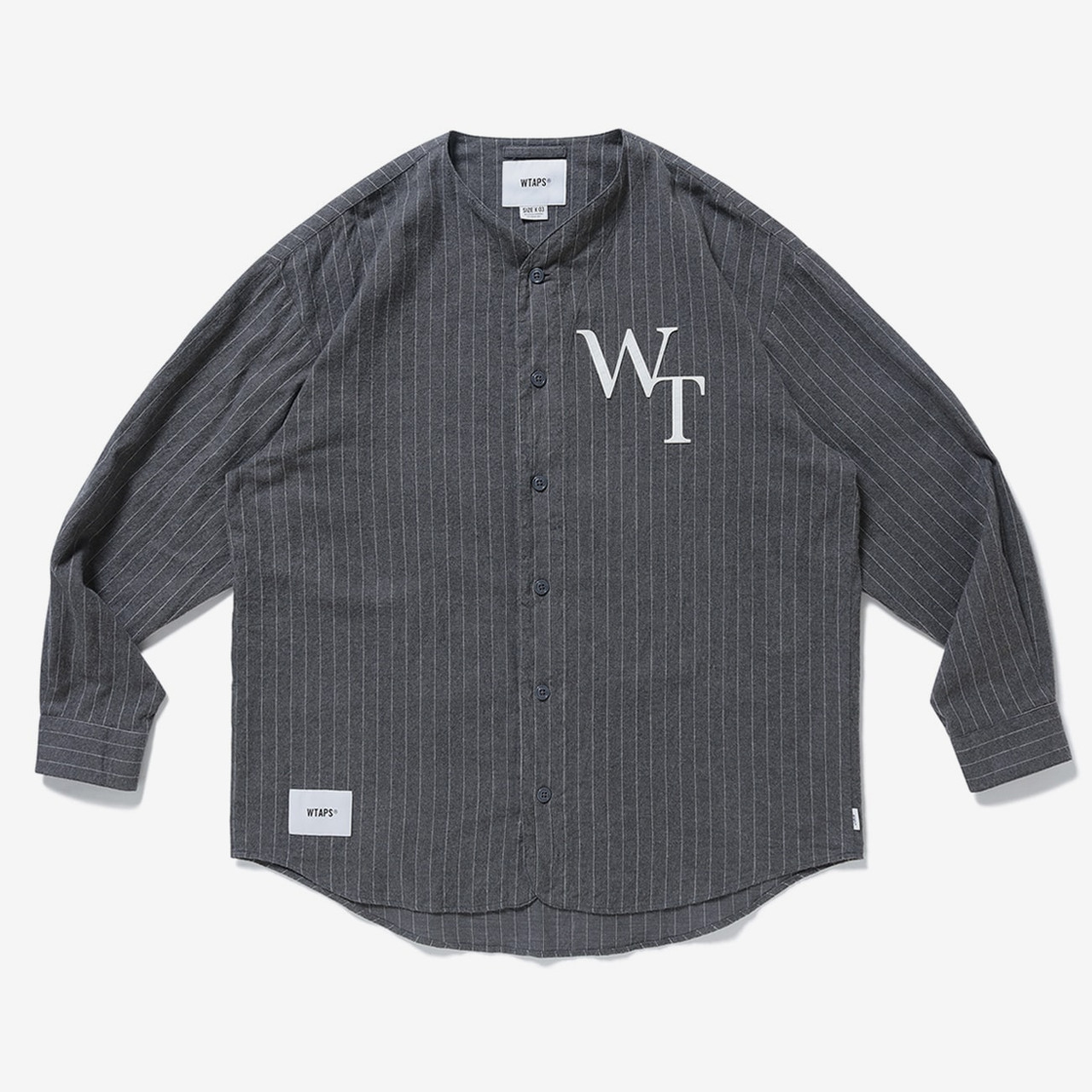 WTAPS Shirt LEAGUE / LS / COTTON. FLANNEL. STRIPE