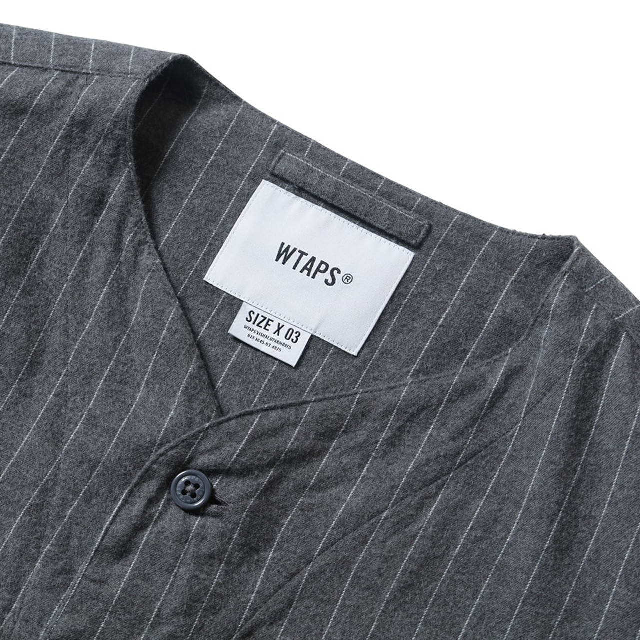 WTAPS Shirt LEAGUE / LS / COTTON. FLANNEL. STRIPE