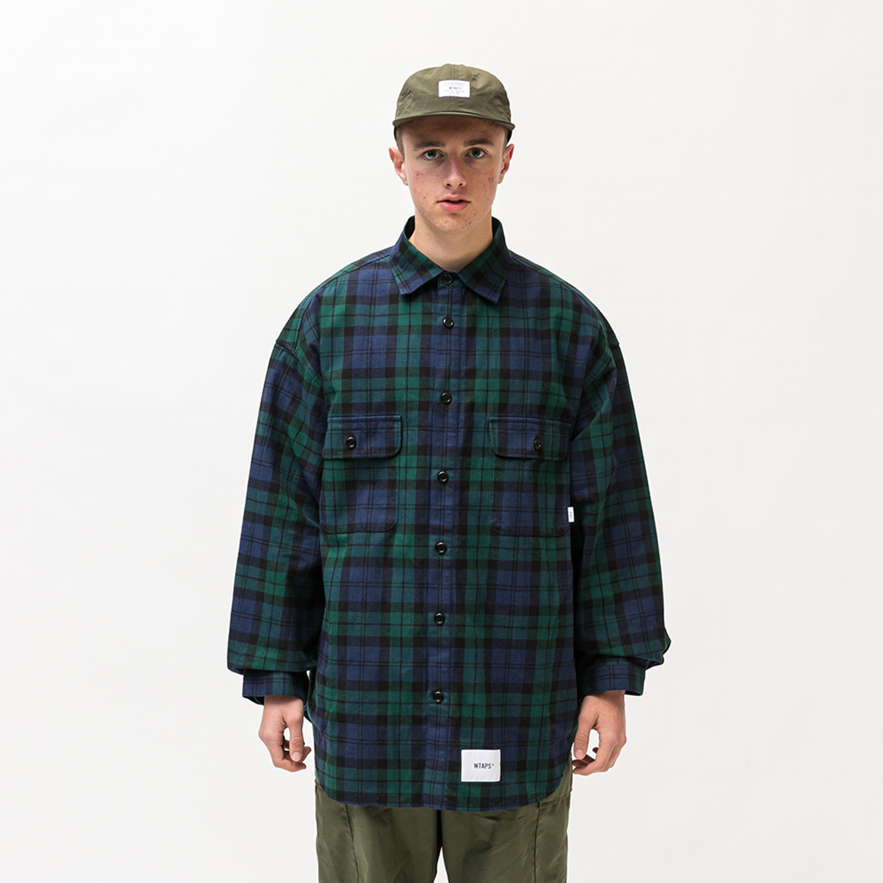 XL  WTAPS WCPO 02 / LS / COTTON. FLANNEL