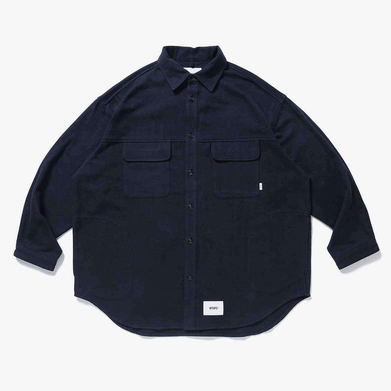 爆買い大得価WTAPS WCPO 01 / LS / COTTON. DENIMブラック L トップス