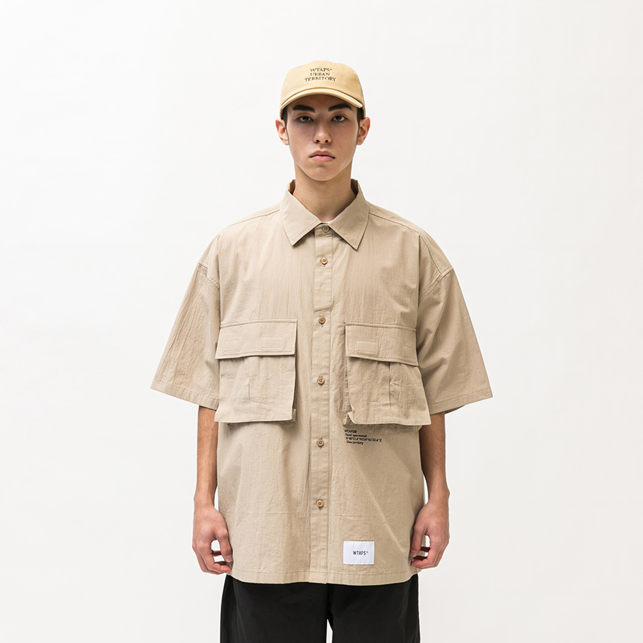 22SS WTAPS EXP SS COTTON WEATHER ベージュ S - シャツ