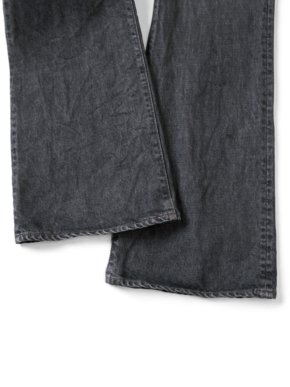 KAPITAL Pants 14Oz Black Denim 5P OKABELLBO