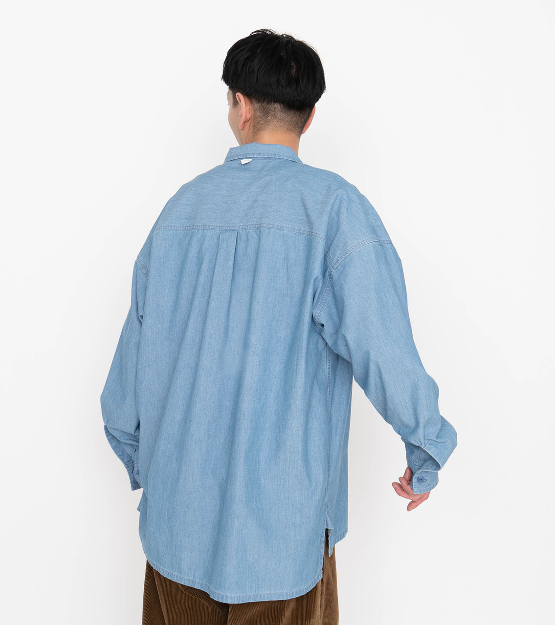 nanamica Open Collar Chambray Shirt SUGF296 6238