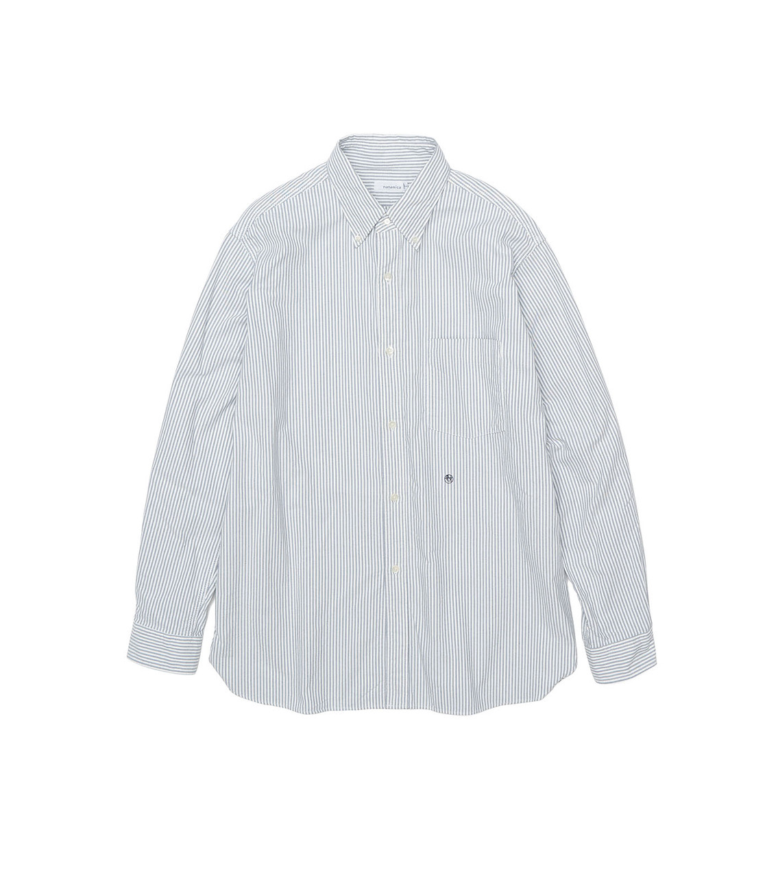 nanamica Button Down Stripe Wind Shirt SUGS109 6175