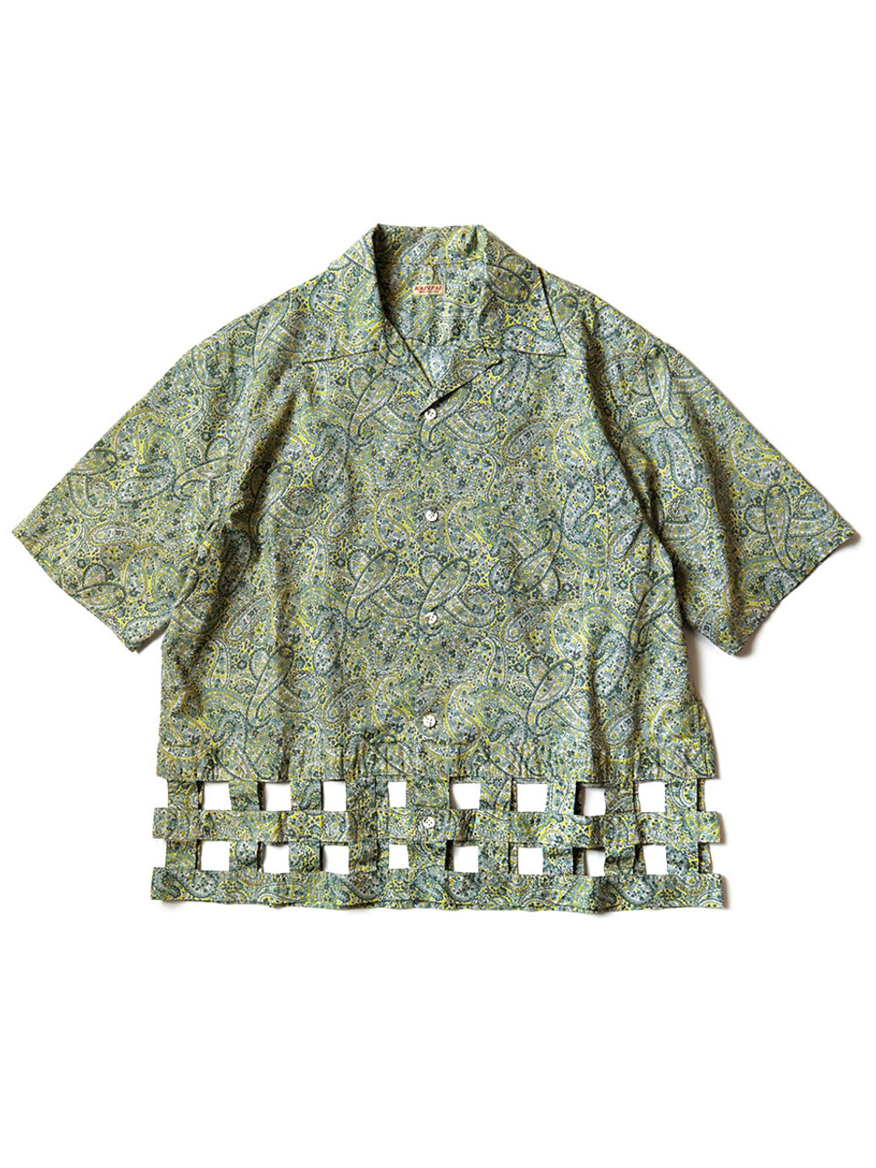 KAPITAL Shirt (Short Sleeve) Lone Paisley Wind Pen Aloha Shirt