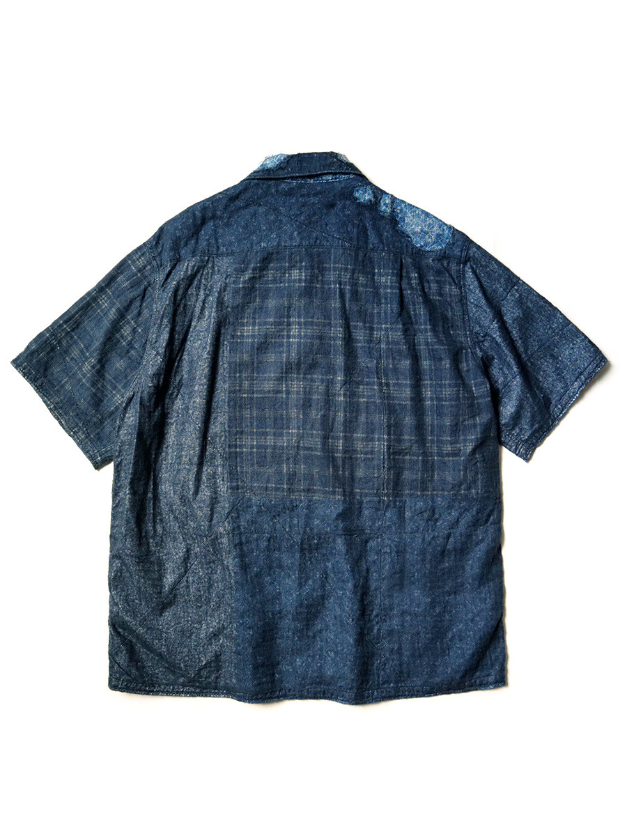 ☆kapital IDGパッチワーク　BOROアロハシャツ☆ KAPITAL Shirt (Short Sleeve) IDG Patchwork BORO Hawaiian Shirt