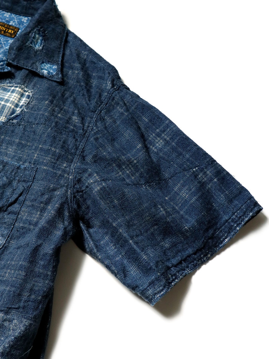 KAPITAL Shirt (Short Sleeve) IDG Patchwork BORO Hawaiian Shirt