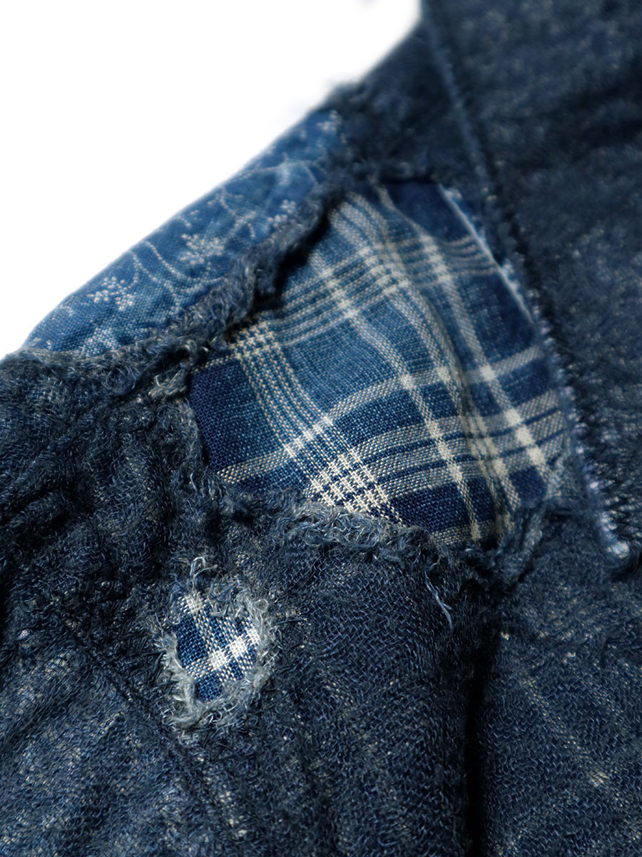KAPITAL Shirt (Short Sleeve) IDG Patchwork BORO Hawaiian Shirt