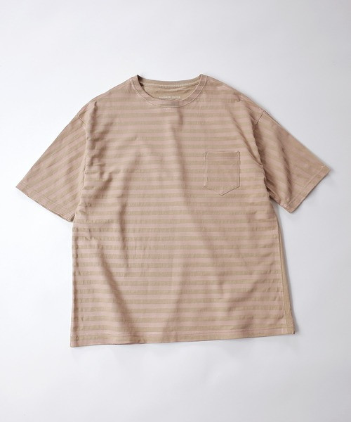 トップス NUMBER(N)INE 08AW STRIPE SHIRTS NUMBER (N)INE Tops FULL STRIPED PRINT OVER T-SHIRT