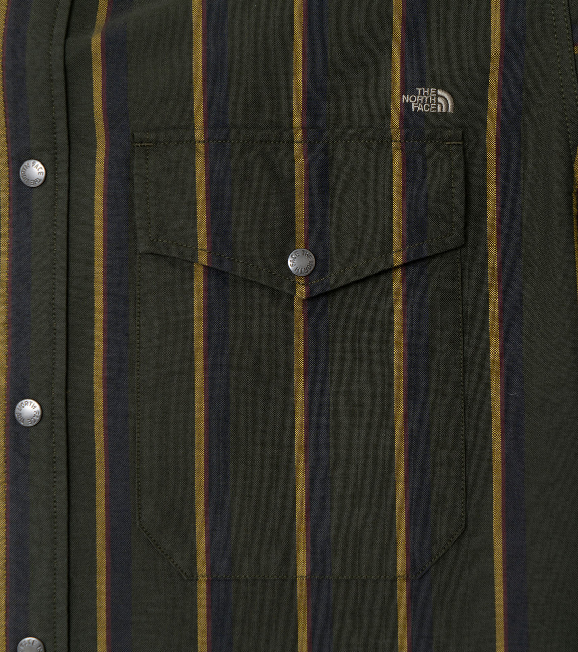 THE NORTH FACE PURPLE LABEL SHIRT Regimental Stripe Field Shirt