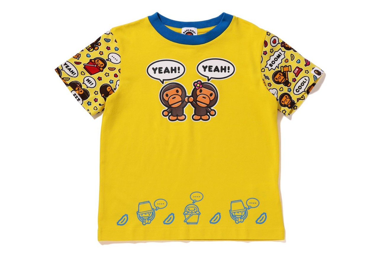 BAPE CUT AND SEWN BABY MILO SPEECH BALLOON MILO LISA TEE