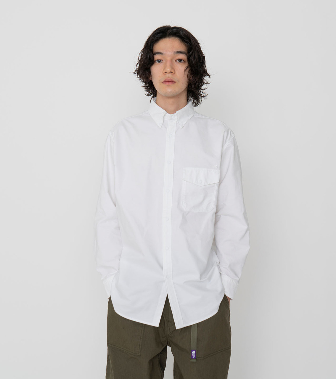 THE NORTH FACE PURPLE LABEL SHIRT Cotton Polyester OX B.D. Shirt Online ...