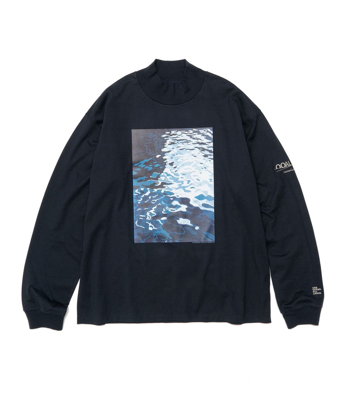 nanamica T-SHIRT Hight Neck L/S Graphic Tee Online Shop to Worldwide