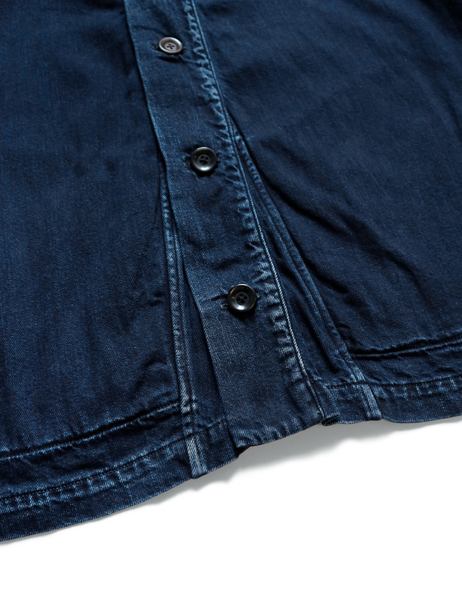 KAPITAL Shirt (Long Sleeve) 8Oz IDG Denim Tiger Juban Shirt