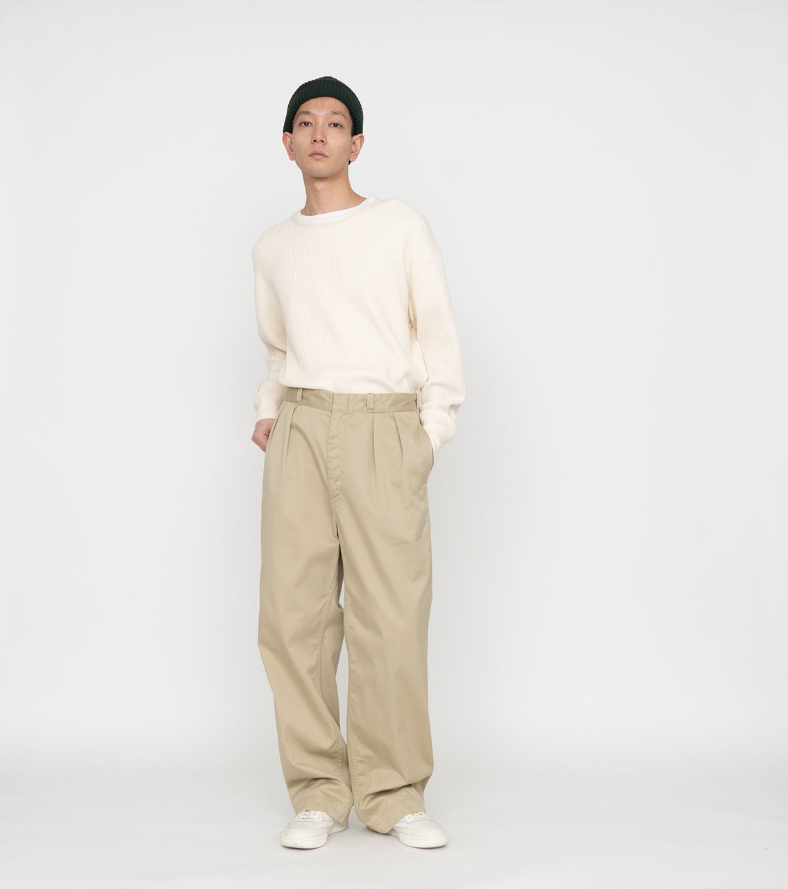 nanamica PANTS Double Pleat Wide Chino Pants Online Shop to Worldwide