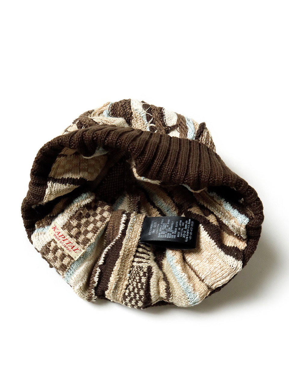 KAPITAL Hat/Cap 7G Knit GAUDY CAP