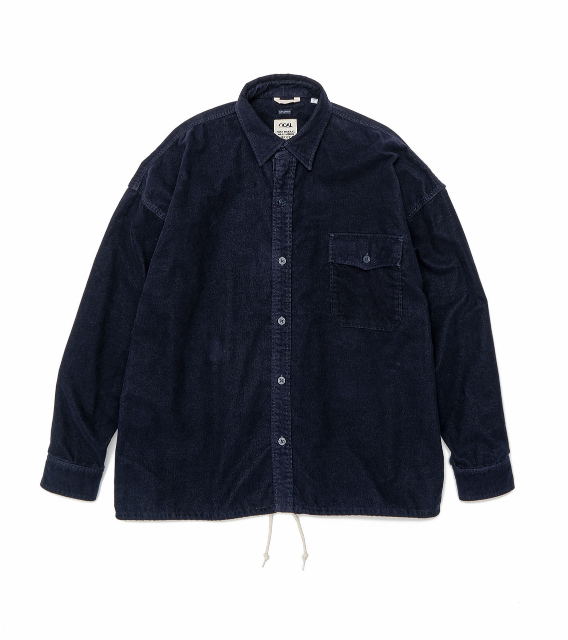 Flannel CPO Shirt Jacket SUAF298 Black色COLO