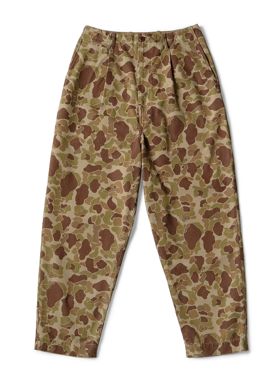 KAPITAL Pants Herringbone HAPPY Peek-a-boo Camouflage Neem Pants