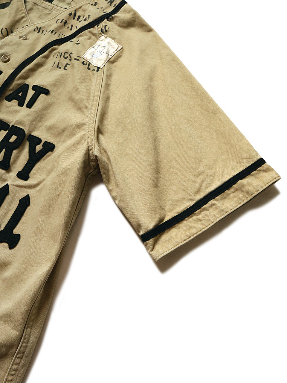 KAPITAL Shirt (Short Sleeve) Chino GREAT KOUNTRY Damaged Baseball