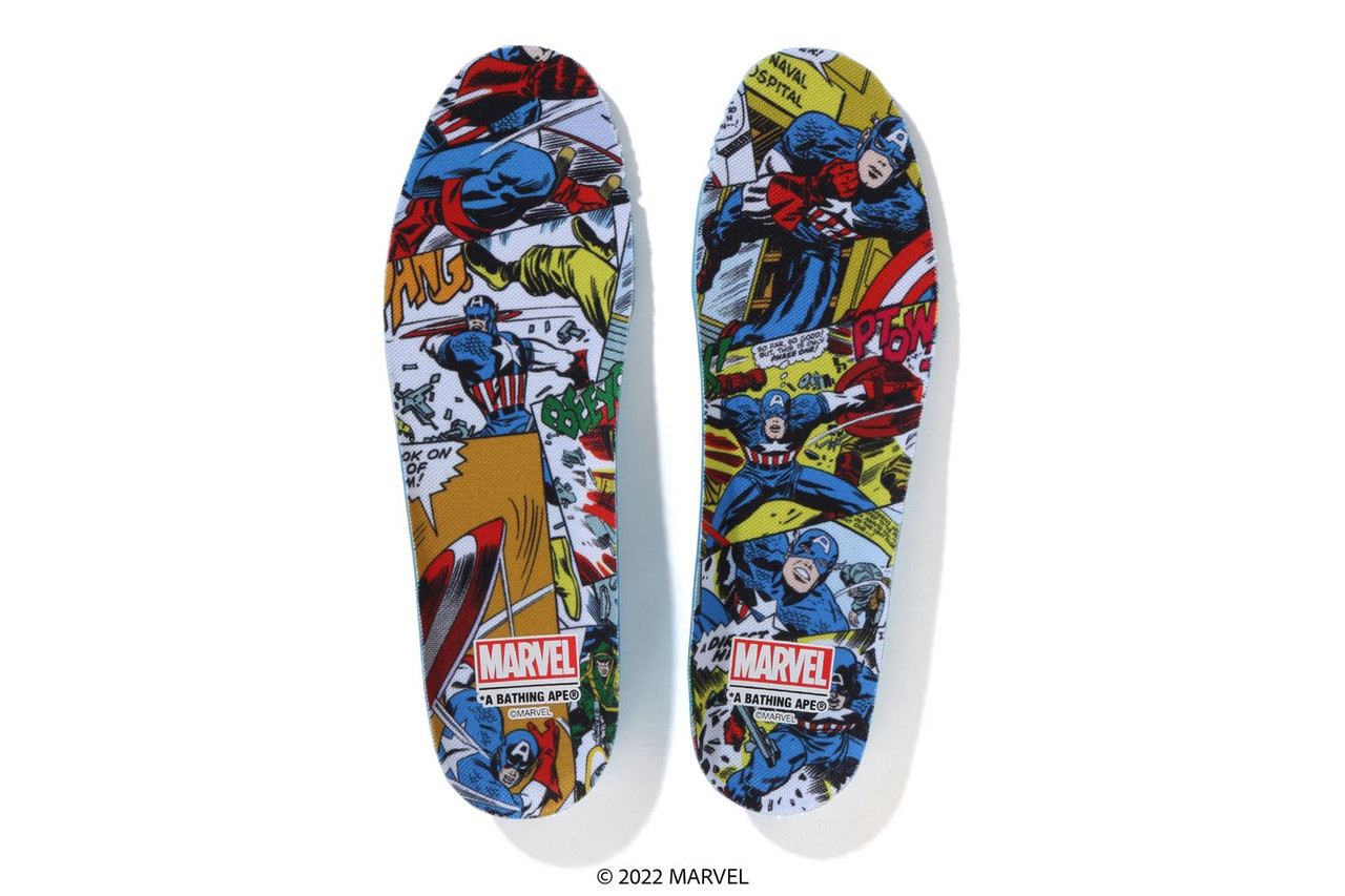 FOOTWEAR [BAPE X MARVEL] CAPTAIN AMERICA BAPE STA