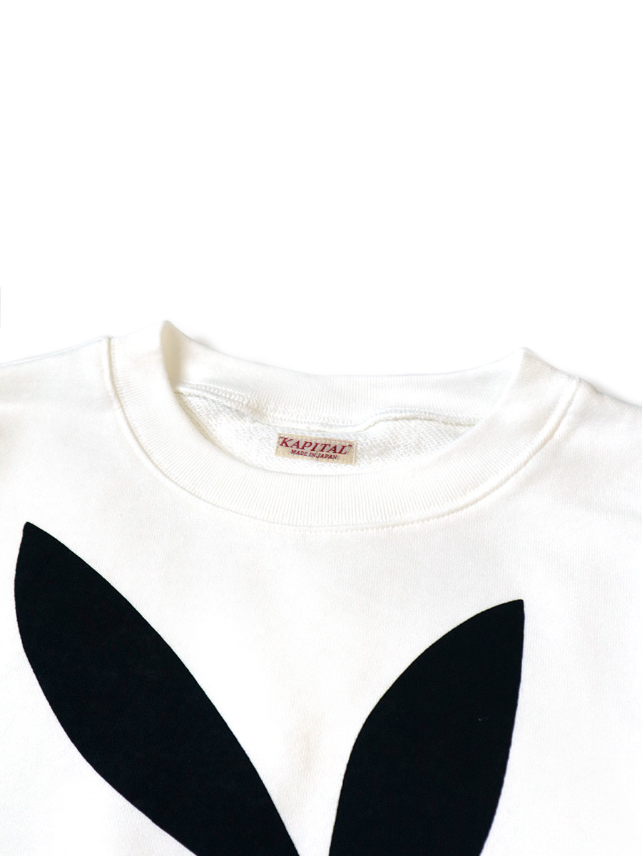 KAPITAL Sweat Shirt ECO Fleece Crew Sweat (CONEYBOWY DISCO pt)