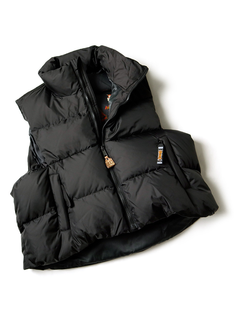 KAPITAL キャピタル パッチワーク ダウンベスト フード KAPITAL Reversible Down Vest ダウンベスト 【公式通販】
