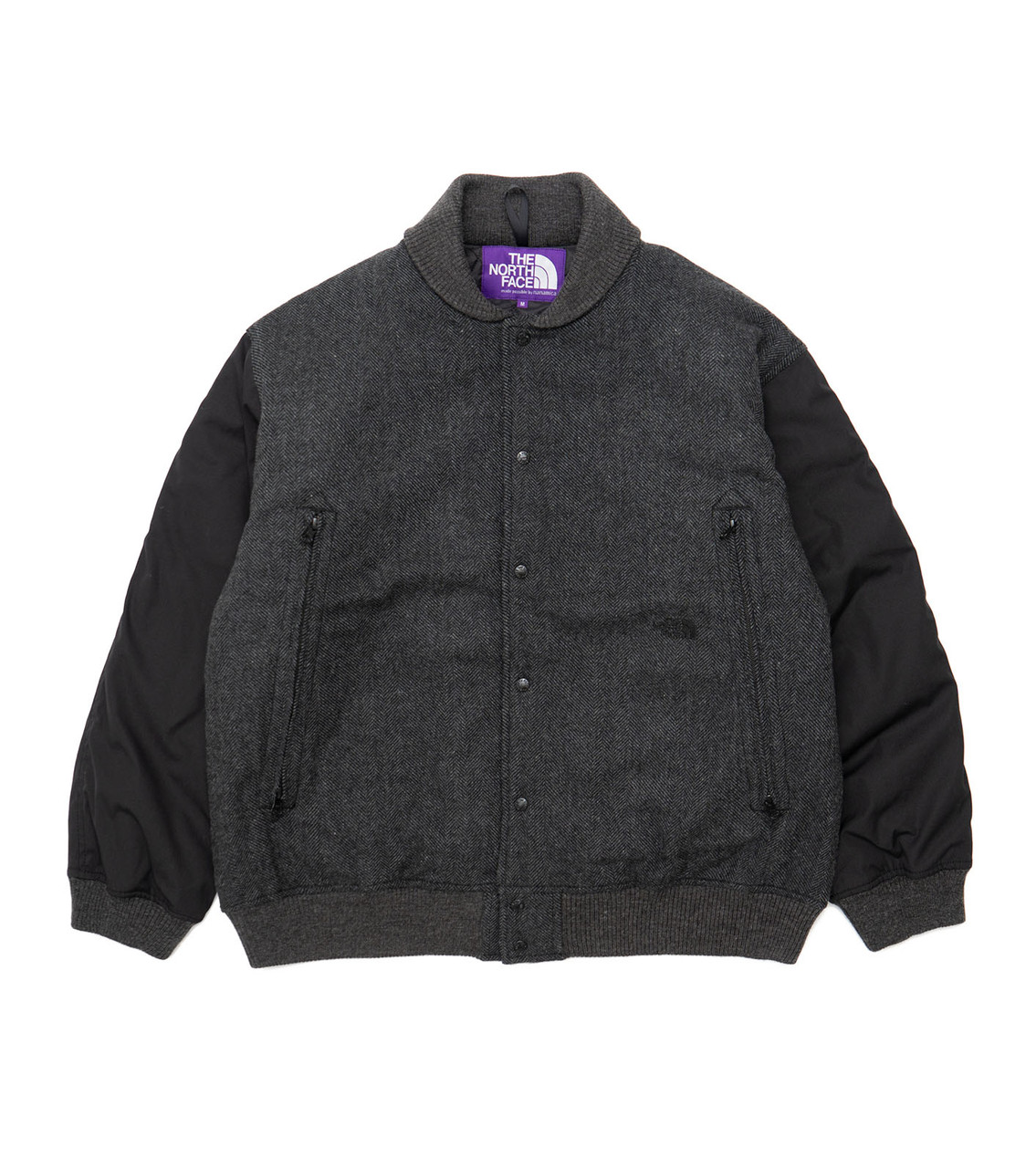 THE NORTH FACE PURPLE LABEL Herringbone Tweed Varsity