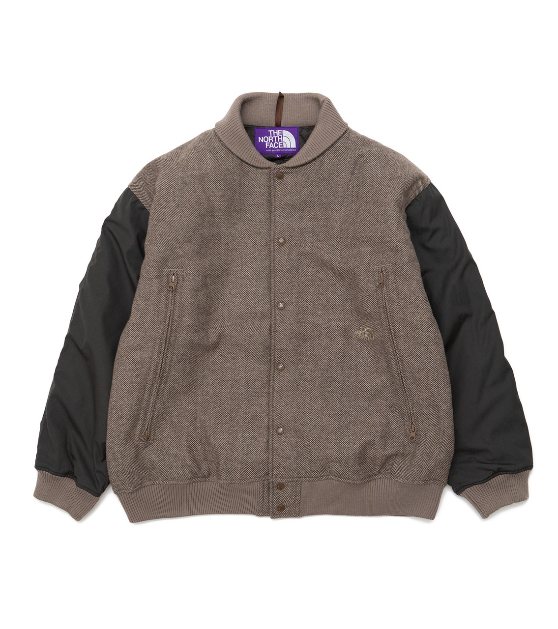 THE NORTH FACE PURPLE LABEL Herringbone Tweed Varsity Jacket NY2261N 6347