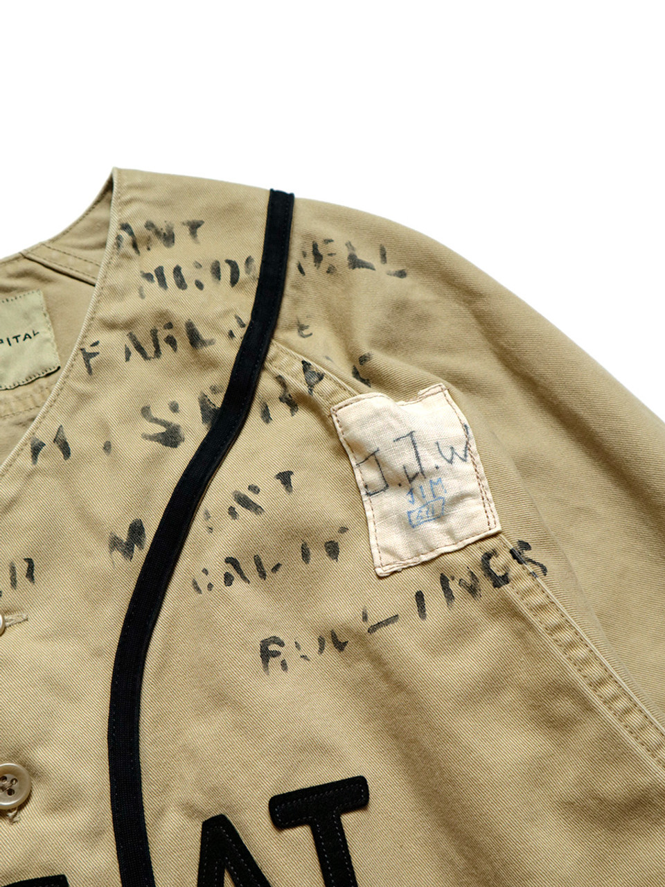 KAPITAL Shirt (Long Sleeve) Chino GREAT KOUNTRY Damaged
