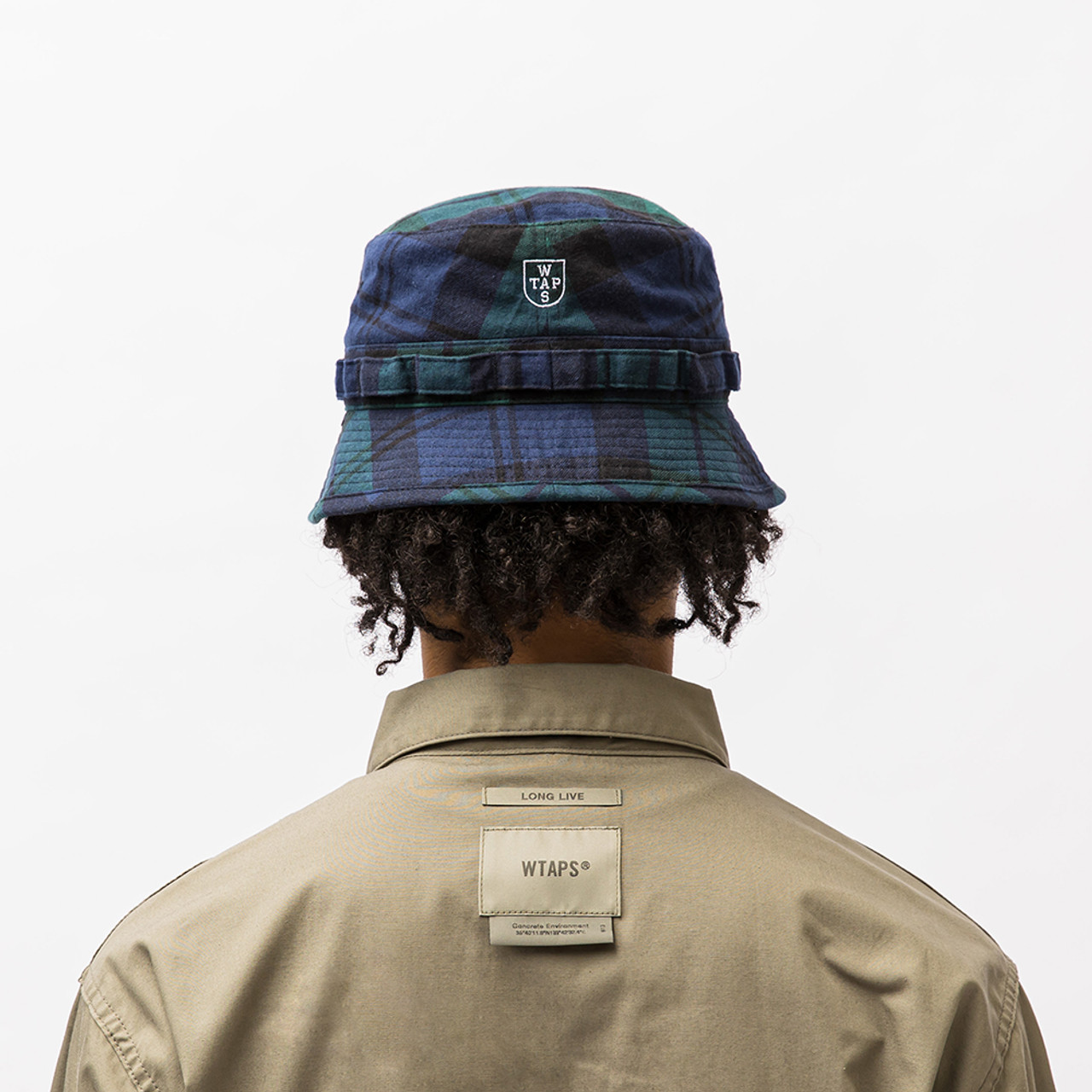 専門店では専門店ではWTAPS COTTON FLANNEL BUCKET HAT GREEN ハット