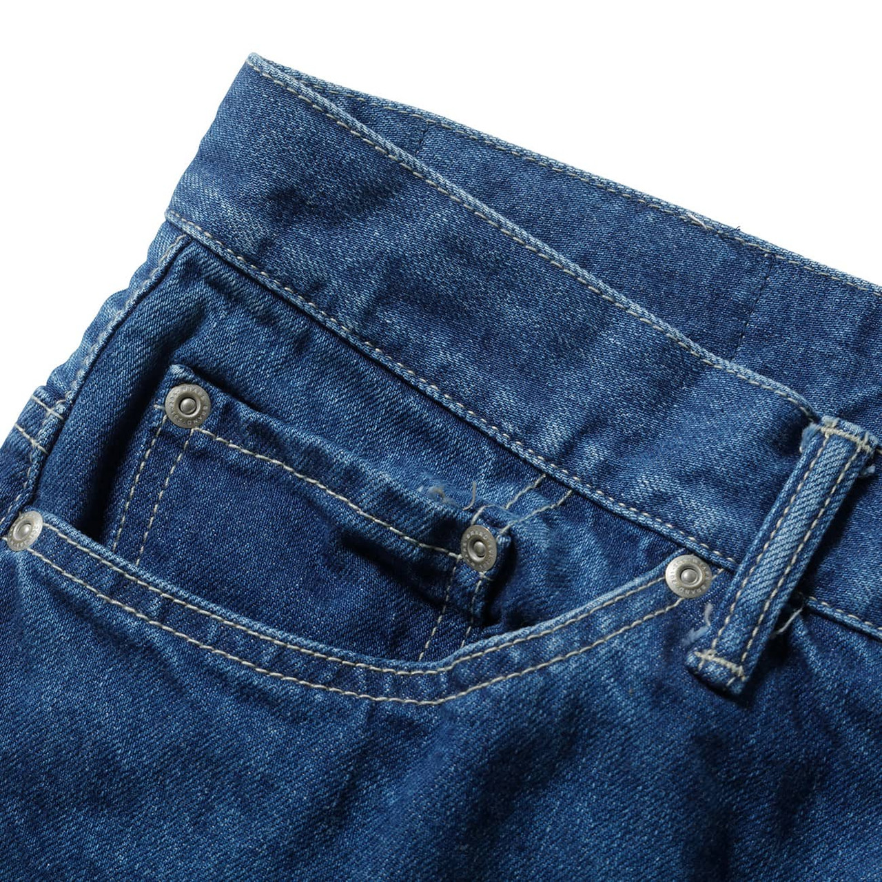 WTAPS Trousers BLUES STRAIGHT / TROUSERS / COTTON. DENIM