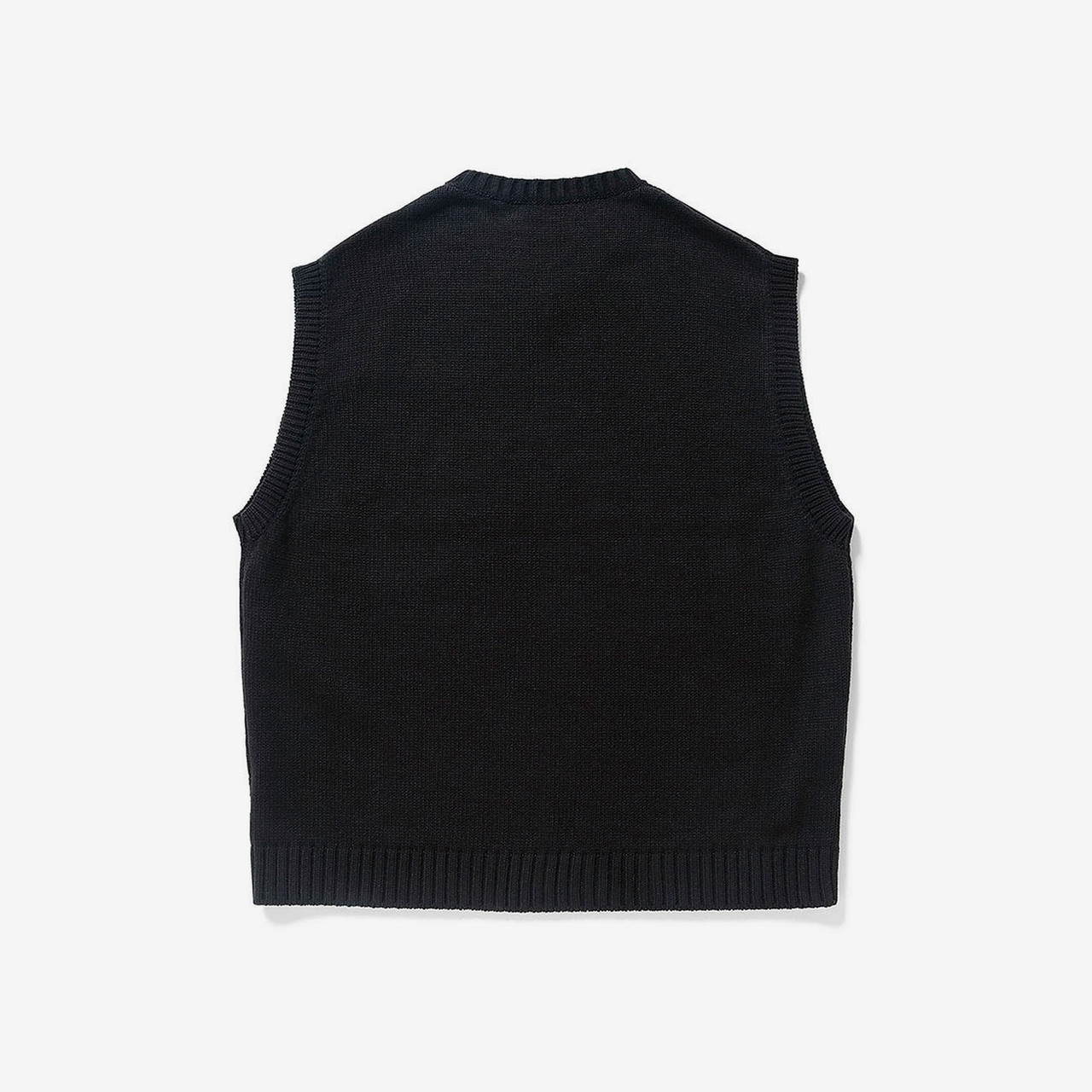 DITCH / VEST / ACRYLIC. CRST Sサイズ BLACK-