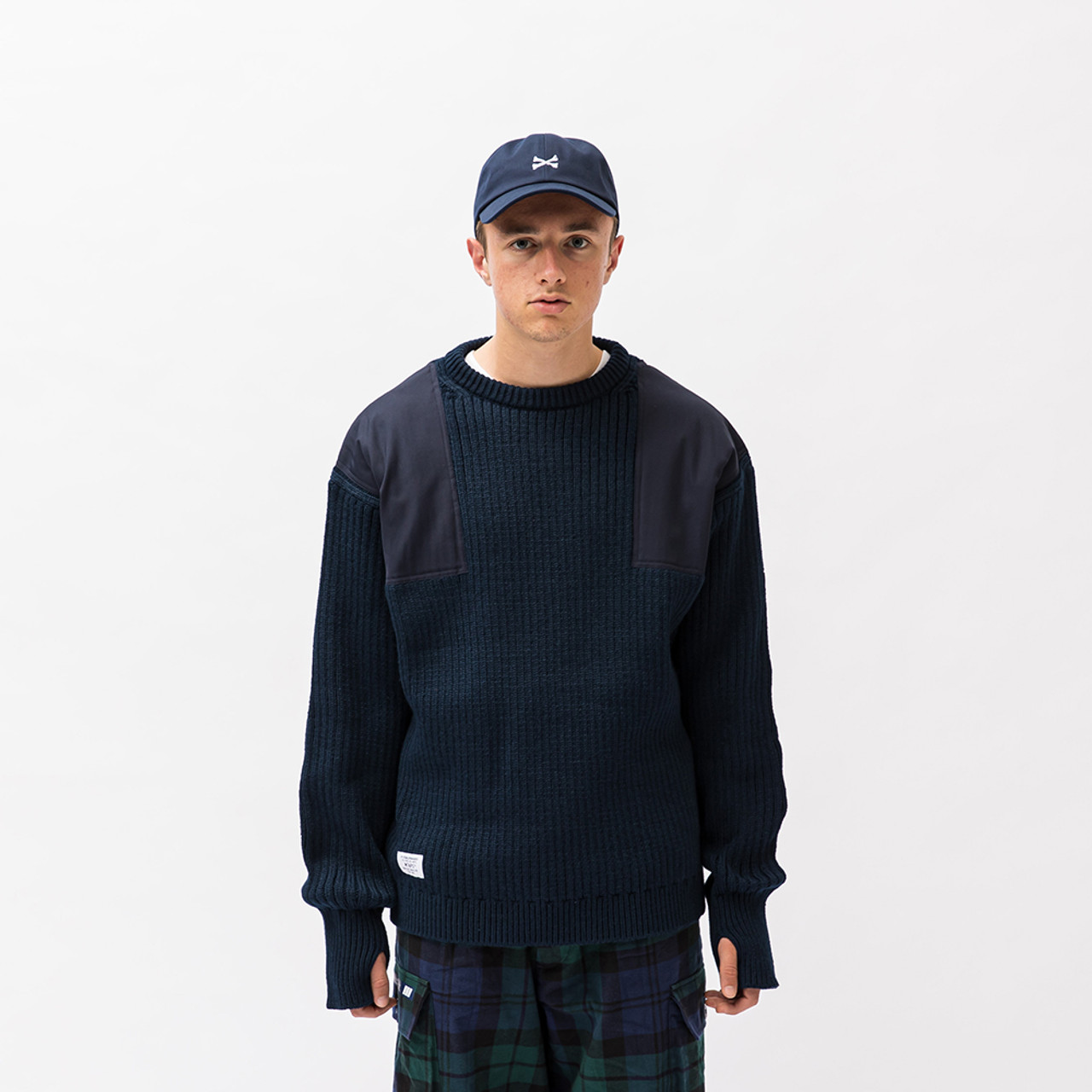 ニット/セーターWTAPS 2022FW COMMANDER SWEATER NAVY XL - ニット ...