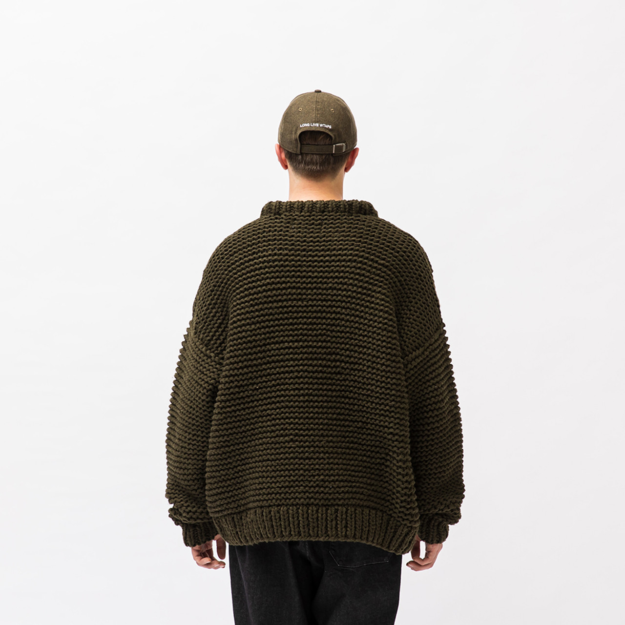 希少L WTAPS MEDIEVAL SWEATER WOAC ブラウン 2-