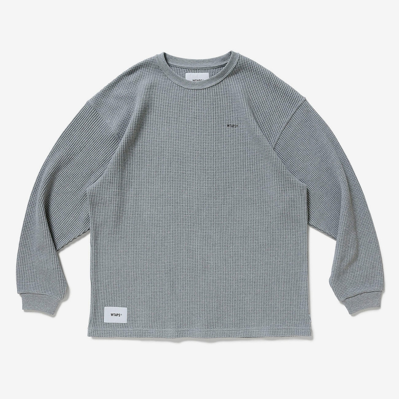 WTAPS Cut&Sewn WAFFLE / LS / COTTON. LOOSE. SIGN