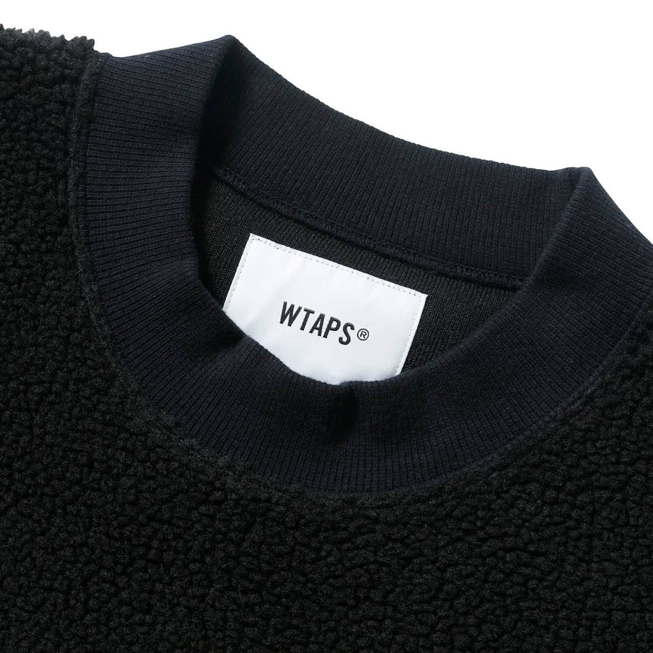 新品 WTAPS BEVEL MOCK NECK POAC SNL 黒 ボア M