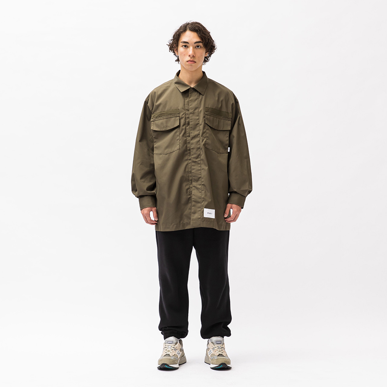 WTAPS HUEY / LS / CTPL. WEATHER BLACKカラーブラック - トップス