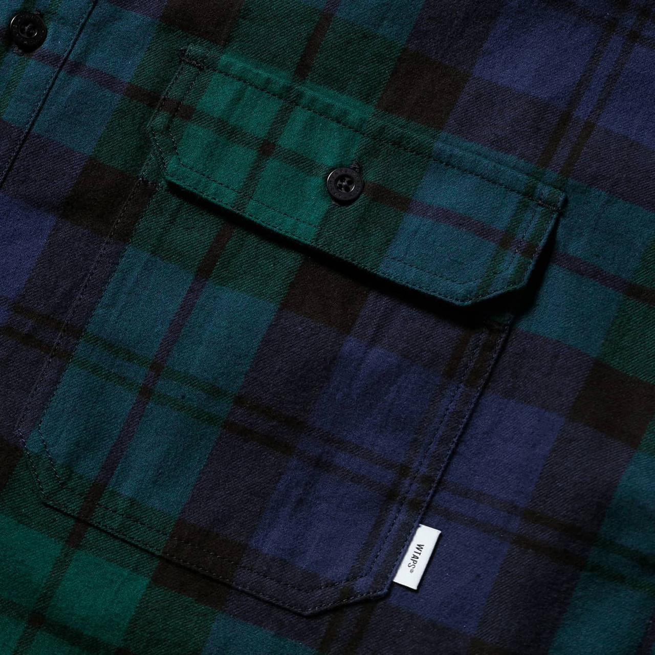 WTAPS Shirt DECK / LS / COTTON. FLANNEL. TEXTILE. CRST