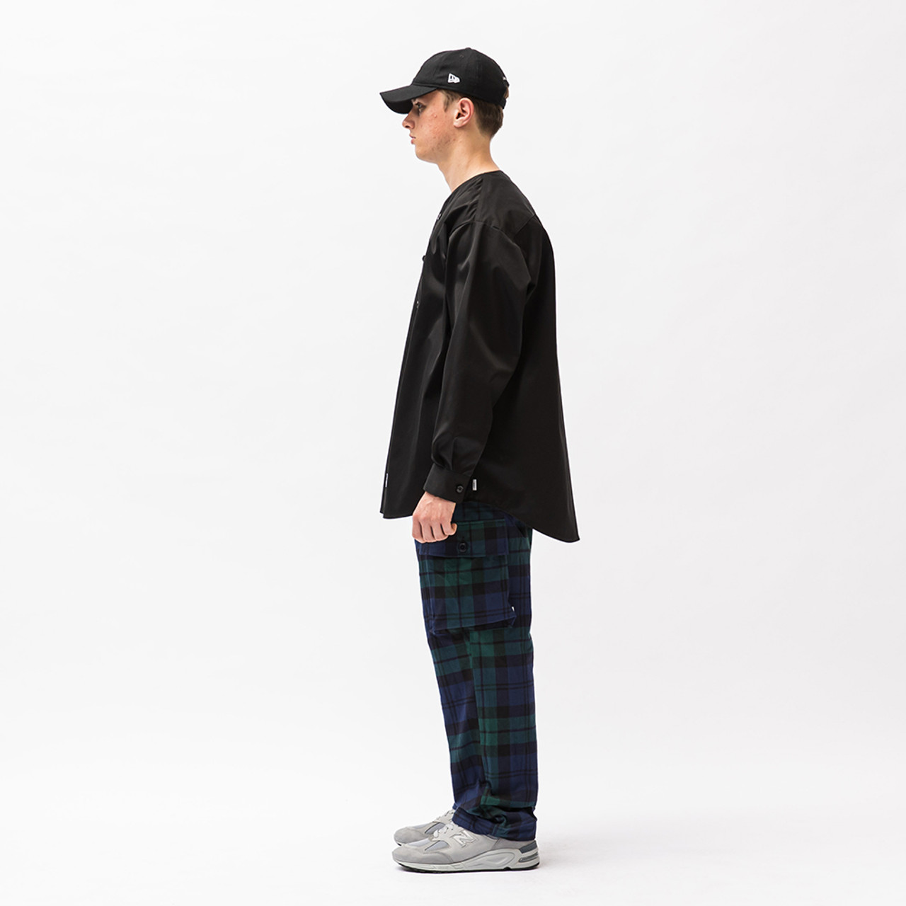 WTAPS 22AW LEAGUE 01/ LS/CTPL. TWILL 黒/M-