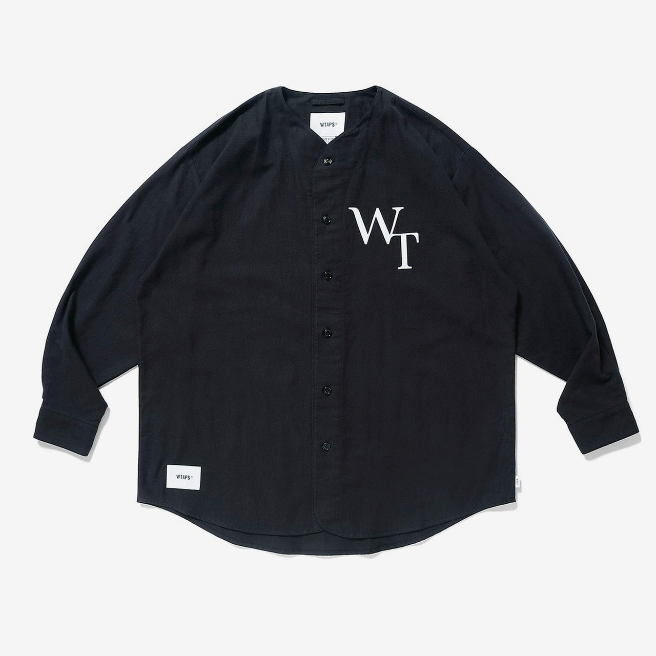 WTAPS COLLEGE LS COTTON BLACK XLサイズ 全品割引通販