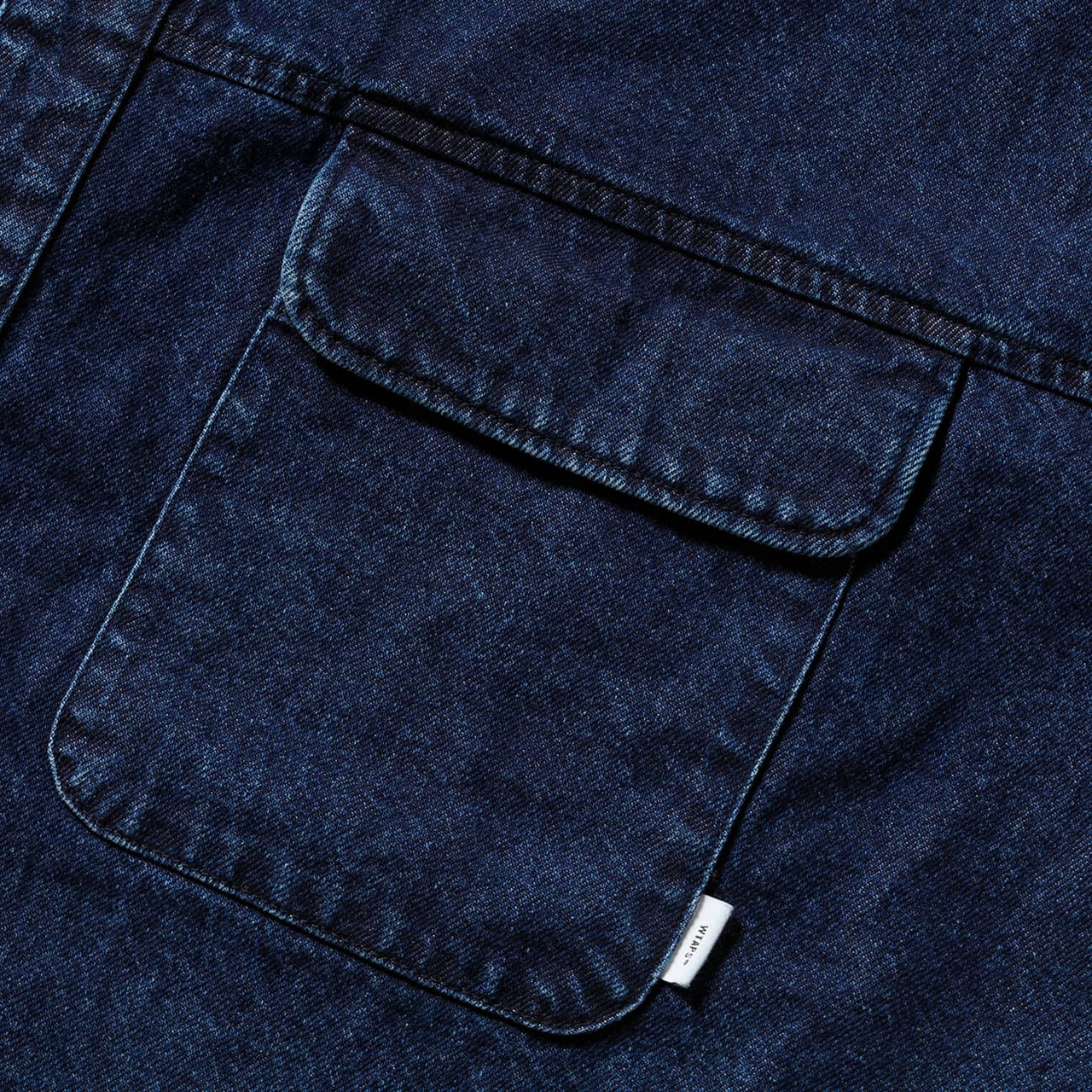 WTAPS WCPO / LS / COTTON. DENIM INDIGO L-