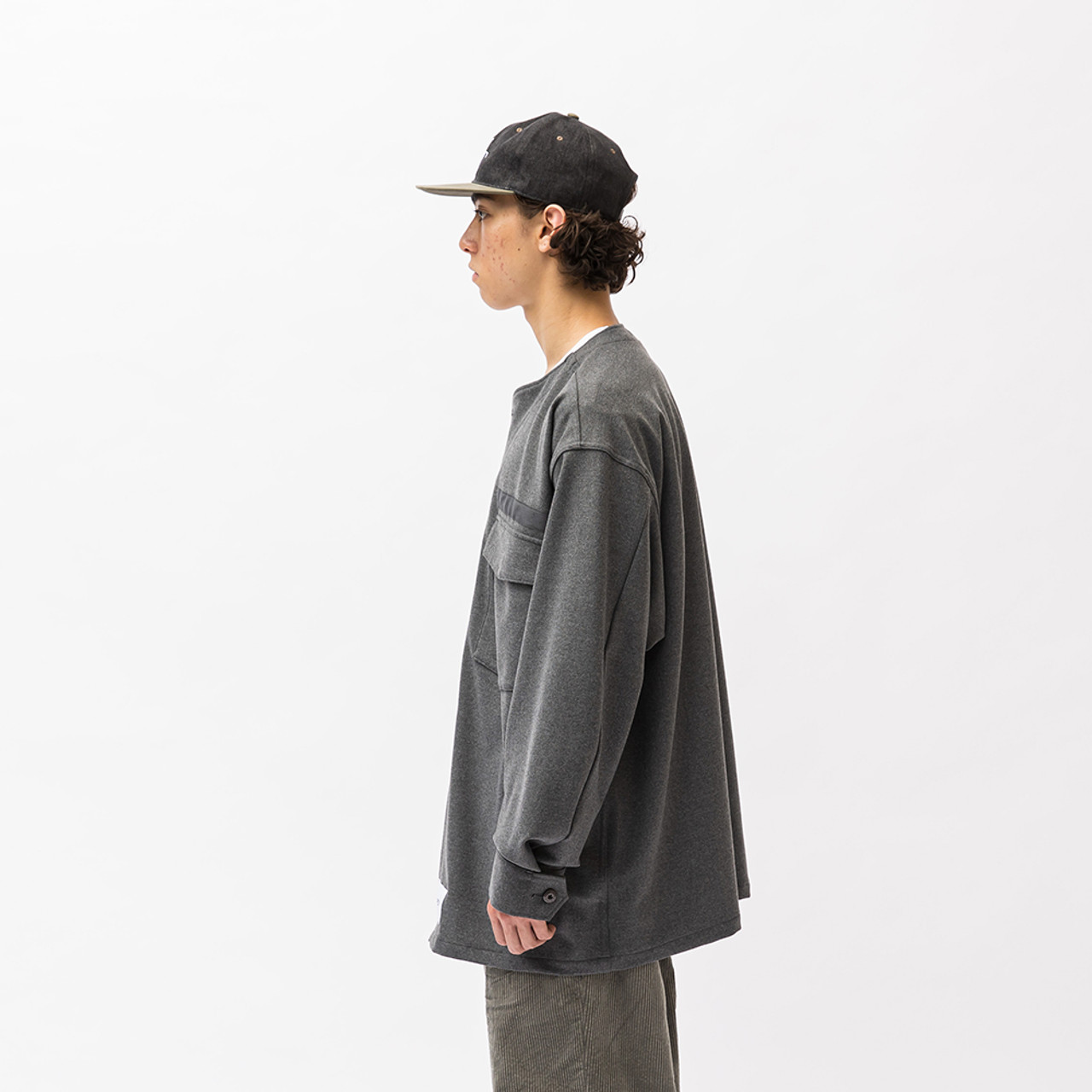 週間特売新品 Wtaps Scout LS Charcoal S トップス