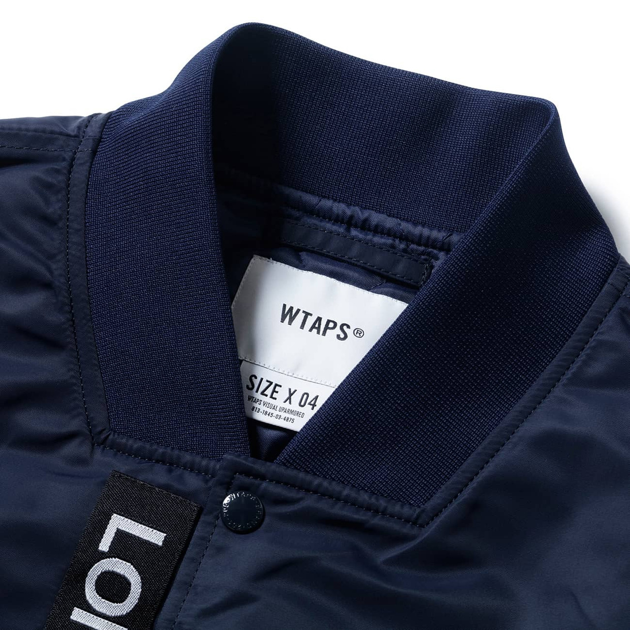 TEAM JACKET NYLON. TWILL. UT813 NAVY 03 - ナイロンジャケット