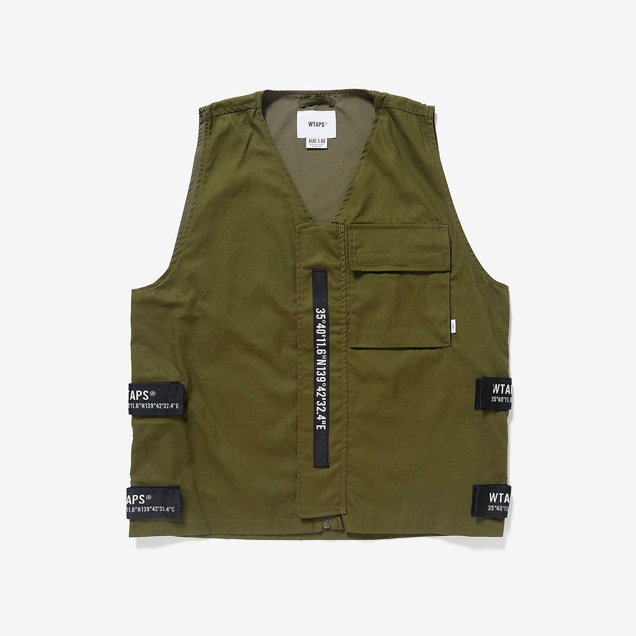 Wtaps(ダブルタップス)Haggerz Vest Black 03L-