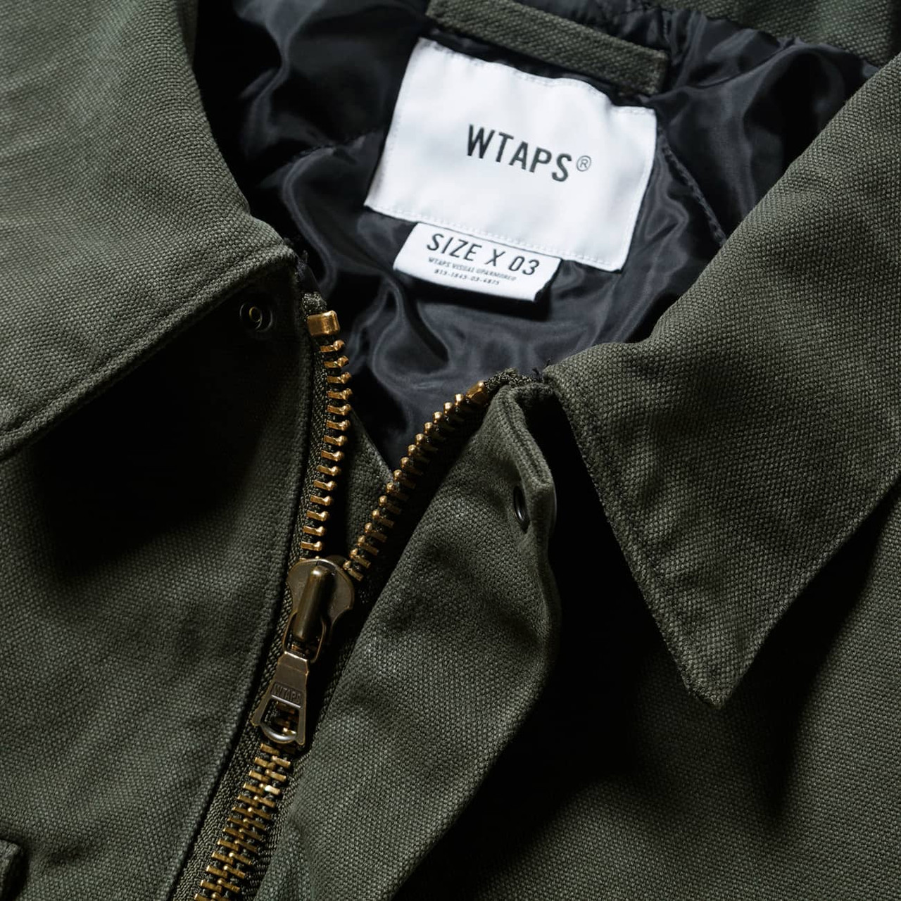 WTAPS MICH JACKET COTTON SAILCLOTH WTVUA - ミリタリージャケット