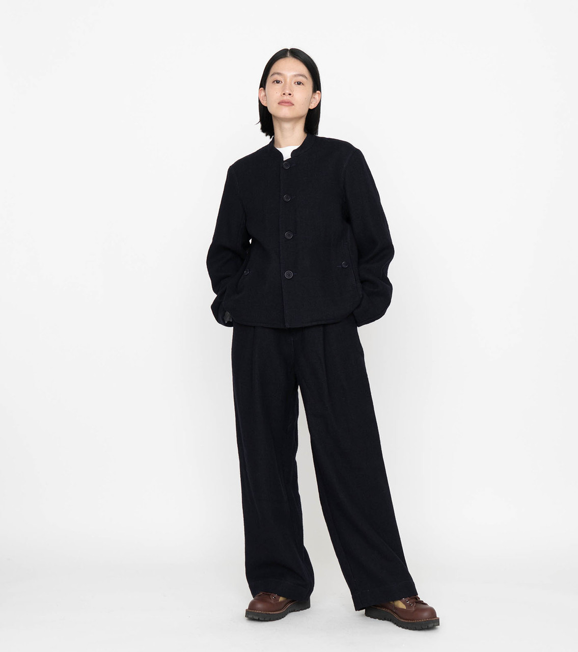 nanamica PANTS Wool Linen Work Pants Online Shop to Worldwide